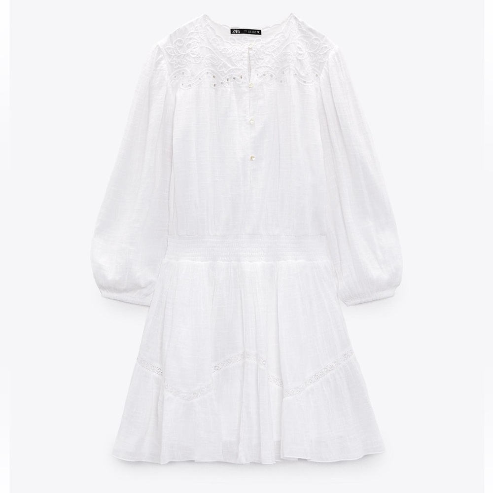 Zara White Dress